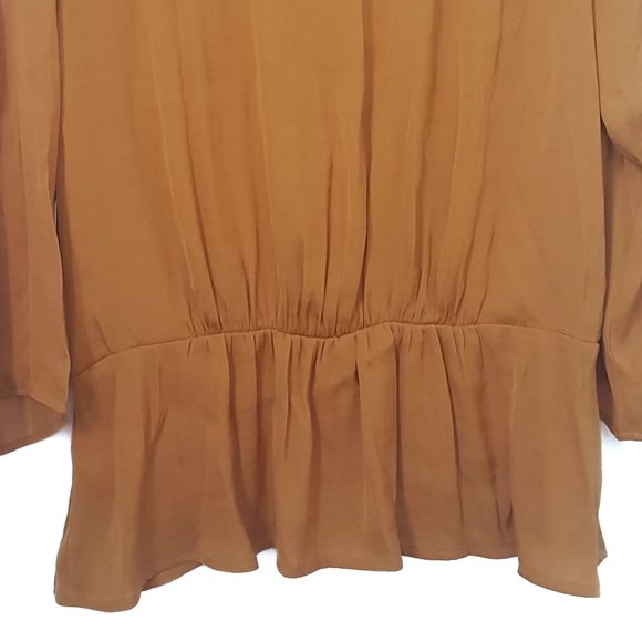 1.State Honey Pot Peplum V-neck Blouse, L - NWT - Picture 9 of 11